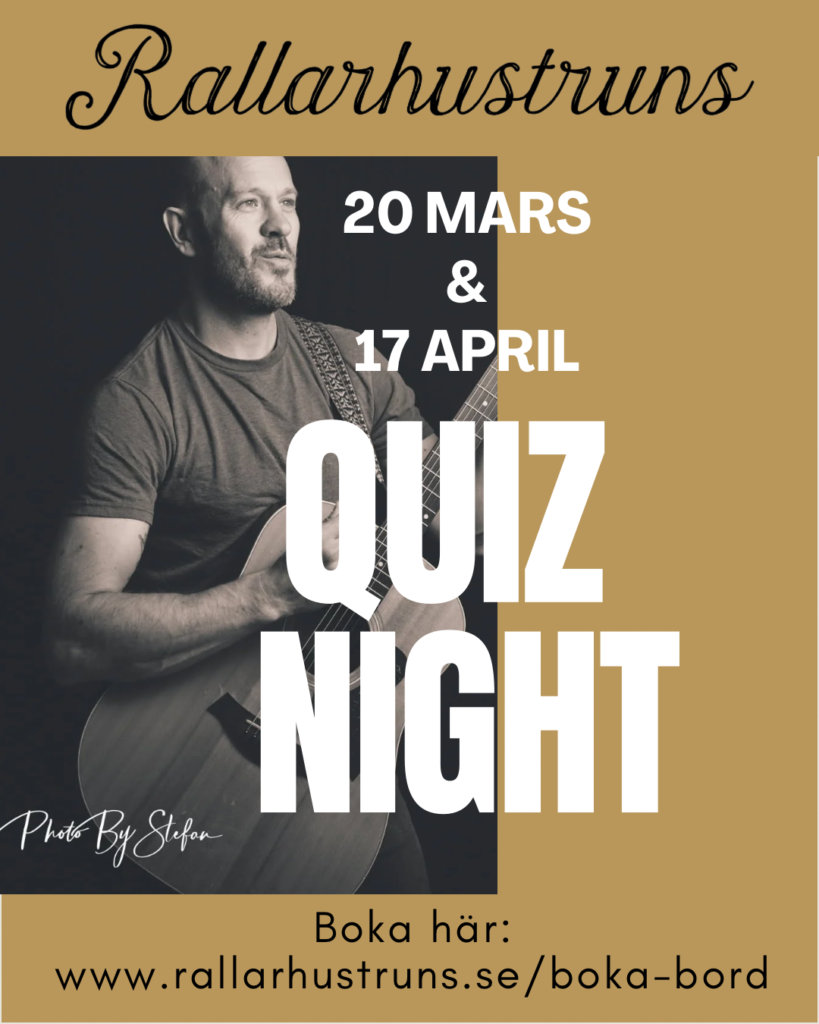 Quiz night hos Rallarhustruns